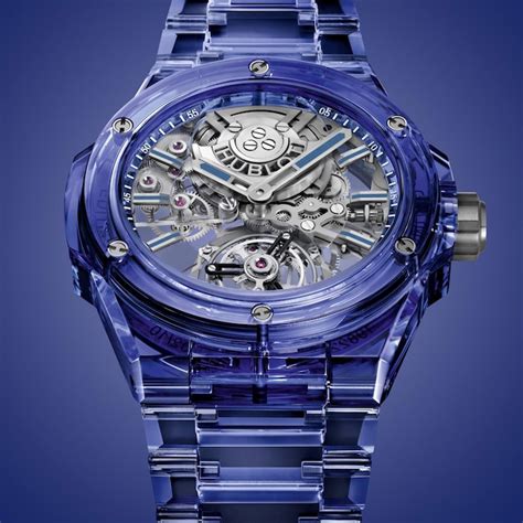 blue is the new black hublot|hublot full blue tourbillon.